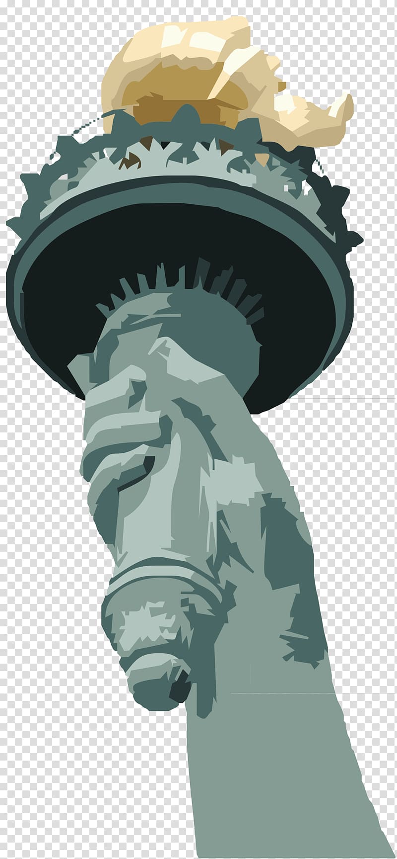 Statue of Liberty Torch, Torch transparent background PNG clipart