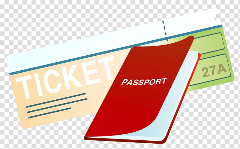 red Passport , Passport stamp , Ticket and Passport transparent background PNG clipart