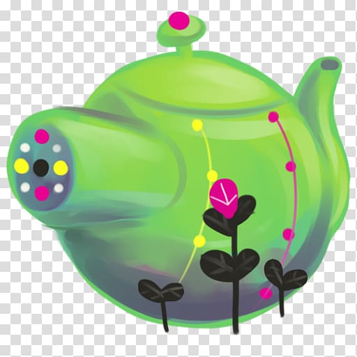 green teapot illustration, toy teapot plastic, Kettle transparent background PNG clipart