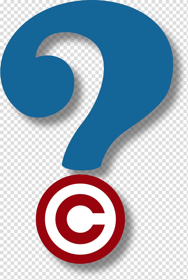 Copyright law of the United States Question mark Righthaven, copyright transparent background PNG clipart