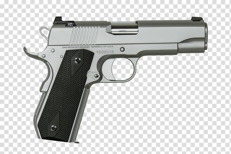 Dan Wesson Firearms .45 ACP Pistol 9×19mm Parabellum, Gun Commander transparent background PNG clipart