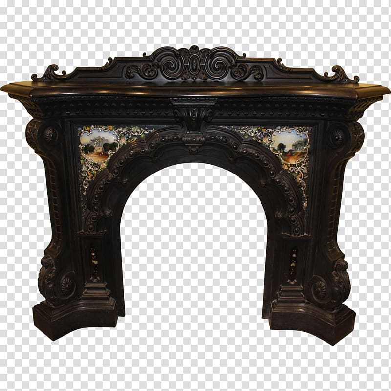 Fireplace mantel Fireplace insert Cast iron Electric fireplace, others transparent background PNG clipart