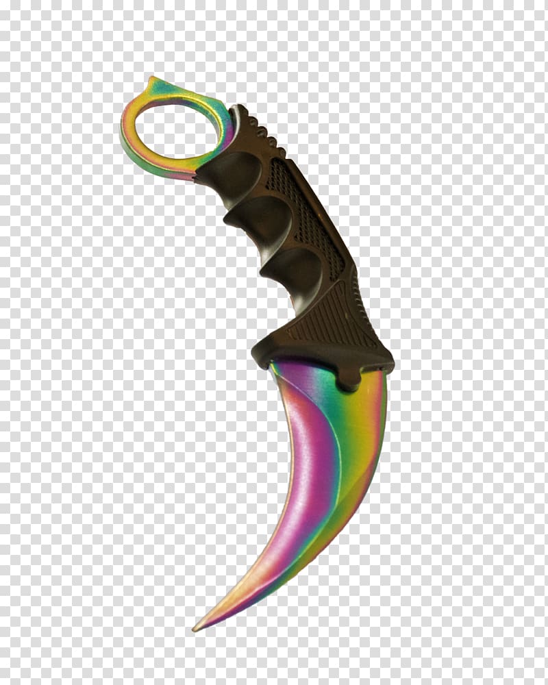 Counter-Strike: Global Offensive Knife Stainless steel Karambit, knife transparent background PNG clipart