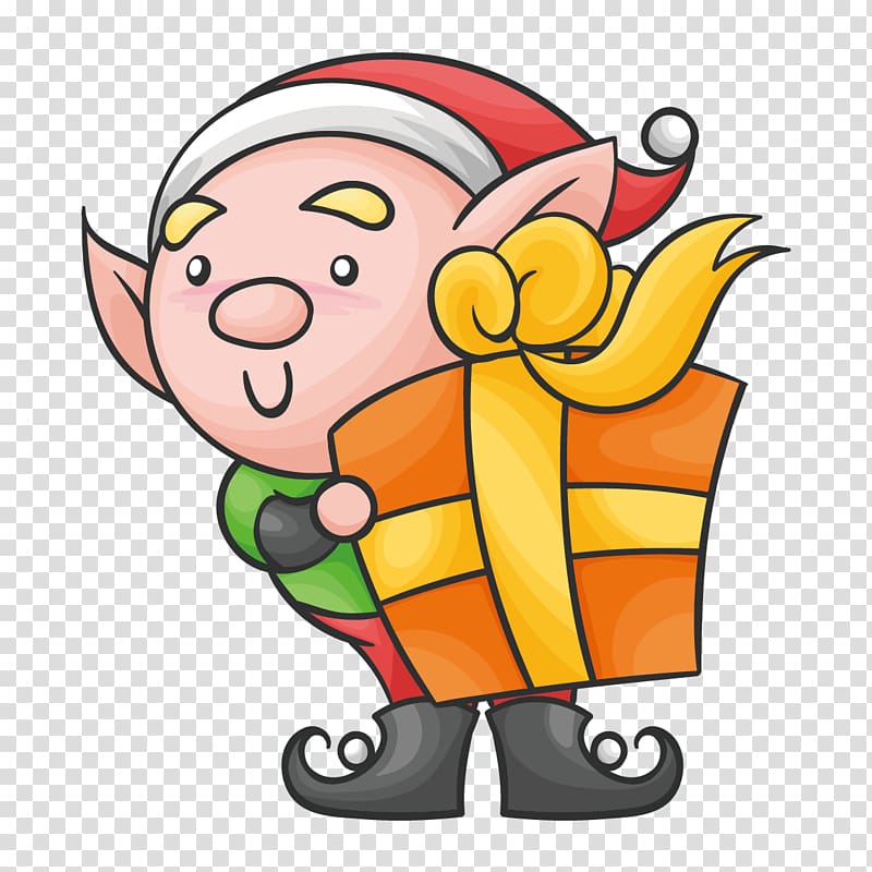 The Elf on the Shelf Santa Claus Christmas elf , cute baby transparent background PNG clipart