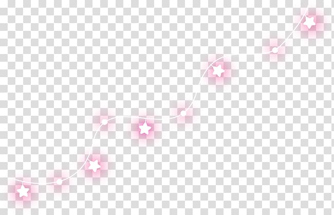 pink and white star string light , Line Point Angle, String holiday lights transparent background PNG clipart