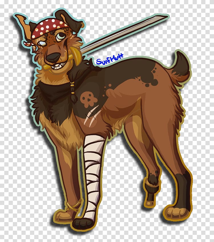 Dog breed Cat Mammal, pirate flag transparent background PNG clipart