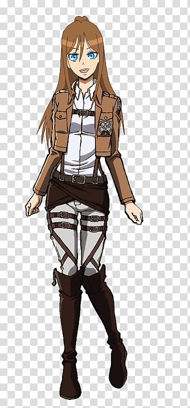 Saki Fujita Eren Yeager Attack on Titan Historia Reiss Anime, Anime transparent background PNG clipart