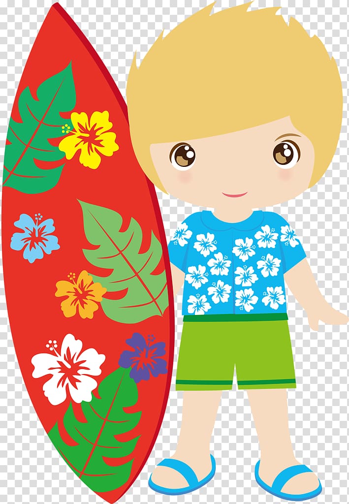 boy holding surfboard art, Hawaiian Aloha Tiki , aloha transparent background PNG clipart