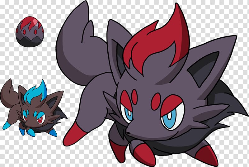 Pokémon Black 2 and White 2 Pokemon Black & White Zorua and Zoroark, others transparent background PNG clipart