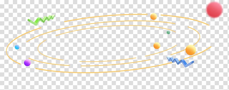 Brand Yellow , Floating cartoon universe Planet transparent background PNG clipart