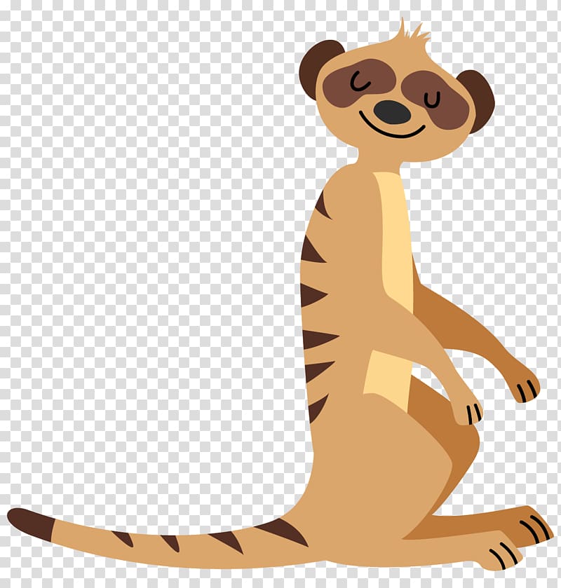 Meerkat Mongoose graphics Illustration Cartoon, meercats transparent background PNG clipart