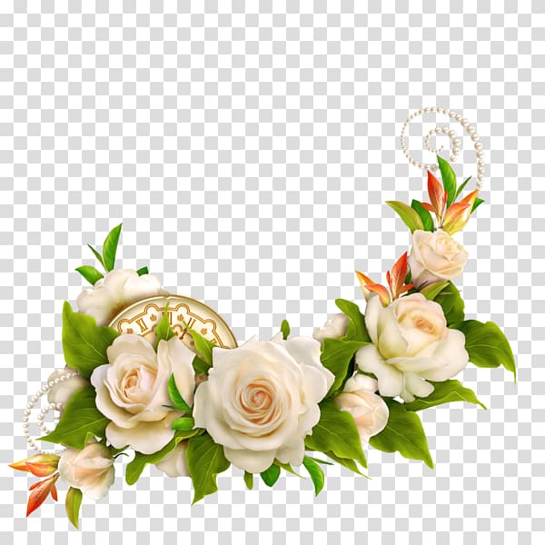 white rose flowers decorative greenery in kind transparent background PNG clipart
