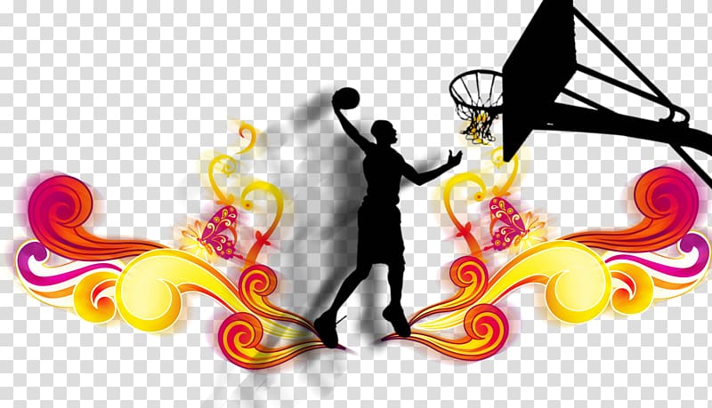 Basketball Trivia Slam dunk Basket Dunk, Dunk silhouette transparent background PNG clipart