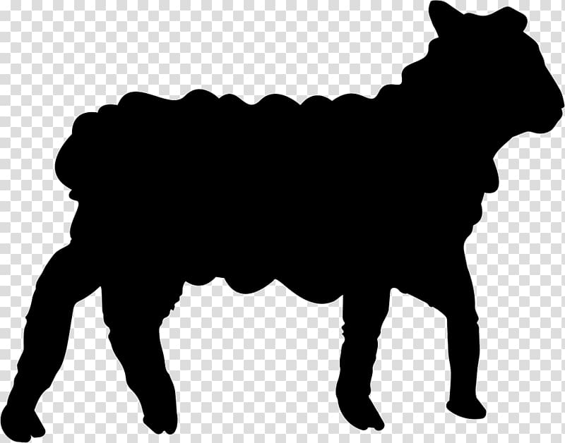 Sheep Goat Lamb and mutton Silhouette, sheep transparent background PNG clipart