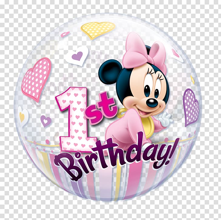 minnie mouse 1st birthday balloon minnie mouse mickey mouse winnie the pooh balloon birthday 1st birthday transparent background png clipart hiclipart minnie mouse 1st birthday balloon