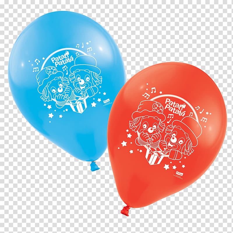 Patati Patatá Toy balloon Parabéns Party, balloon transparent background PNG clipart