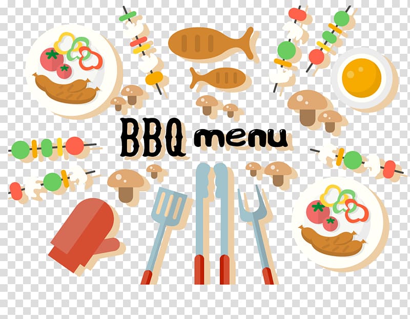 BBQ menu art, Barbecue Logo Euclidean , BBQ barbecue transparent background PNG clipart