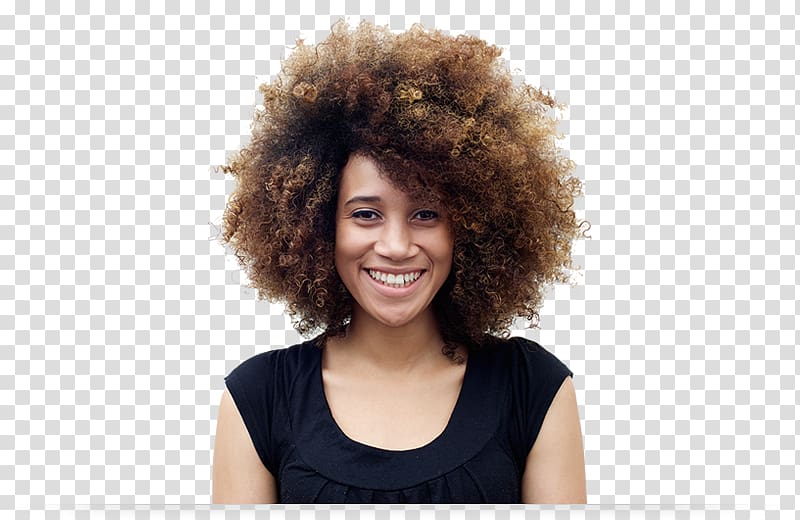 Smile African American Black Woman Afro, talents wanted transparent background PNG clipart