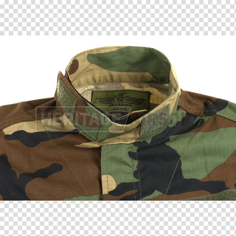 Military camouflage Khaki Jacket, military transparent background PNG clipart