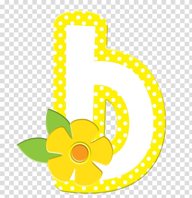 Letter Alphabet Color All caps, yellow flower transparent background PNG clipart