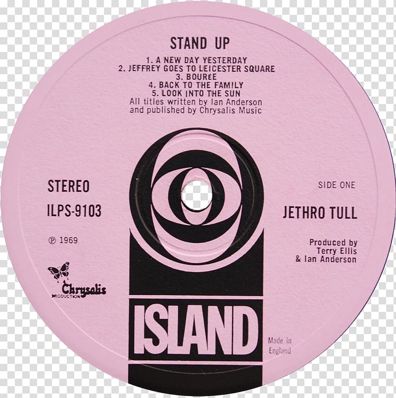 Stand Up Jethro Tull LP record In the Court of the Crimson King Phonograph record, STANDUP transparent background PNG clipart