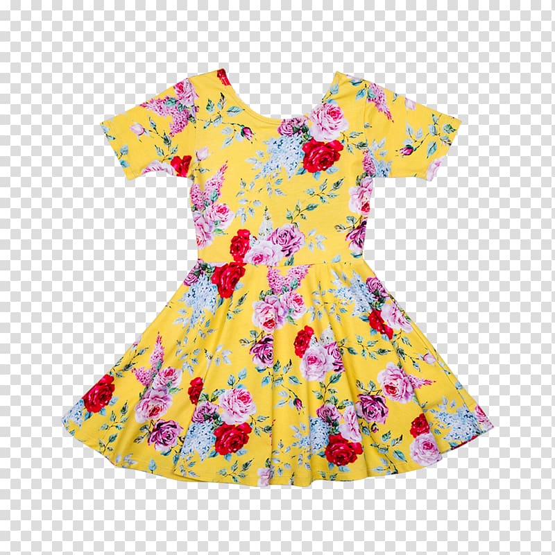 Dress Children's clothing Sleeve Jumper, yellow dress transparent background PNG clipart