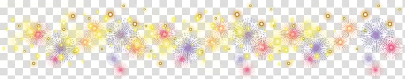 hand painted star light fireworks material transparent background PNG clipart