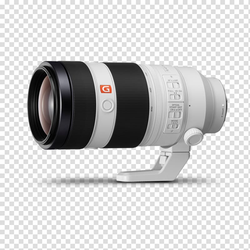 Canon EF 100–400mm lens Sigma 8–16mm f/4.5–5.6 DC HSM lens Sony FE 100-400mm F4.5-5.6 GM OSS Camera lens, sony transparent background PNG clipart