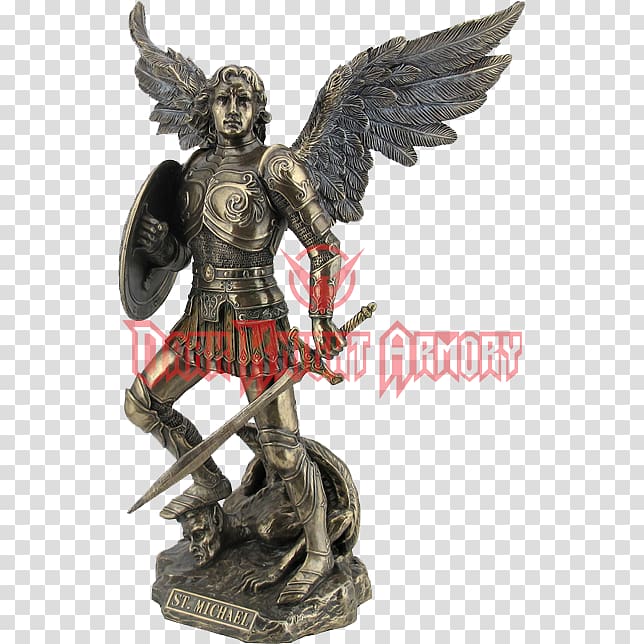 Michael Lucifer Gabriel Statue Archangel, demon transparent background PNG clipart