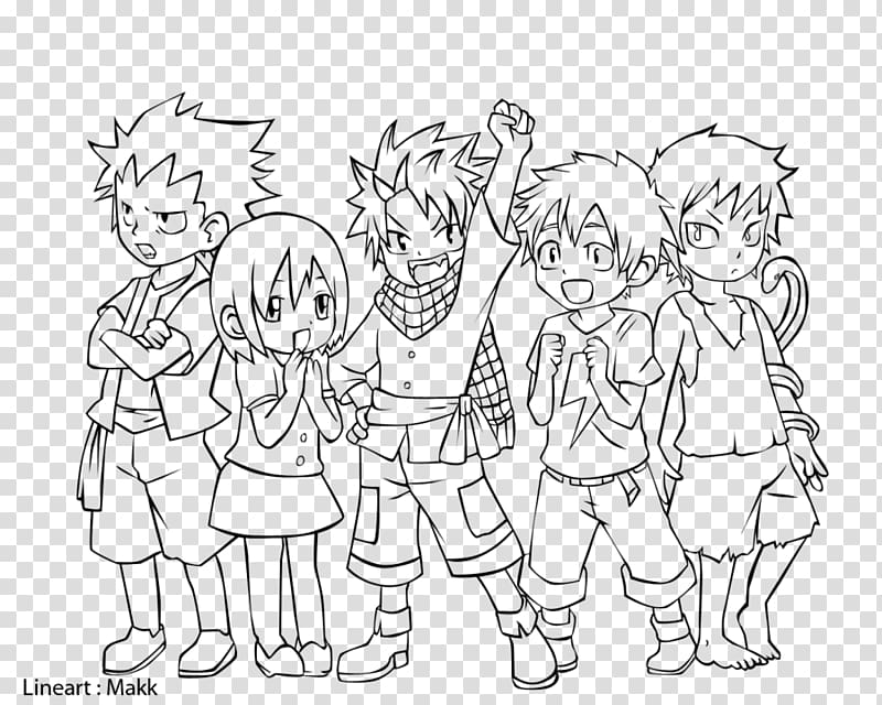 Nel tu Line art Drawing Ichigo Kurosaki, group of happy students transparent background PNG clipart