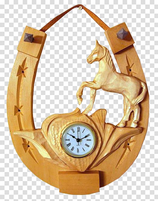 Sculpture Clock Wood, design transparent background PNG clipart