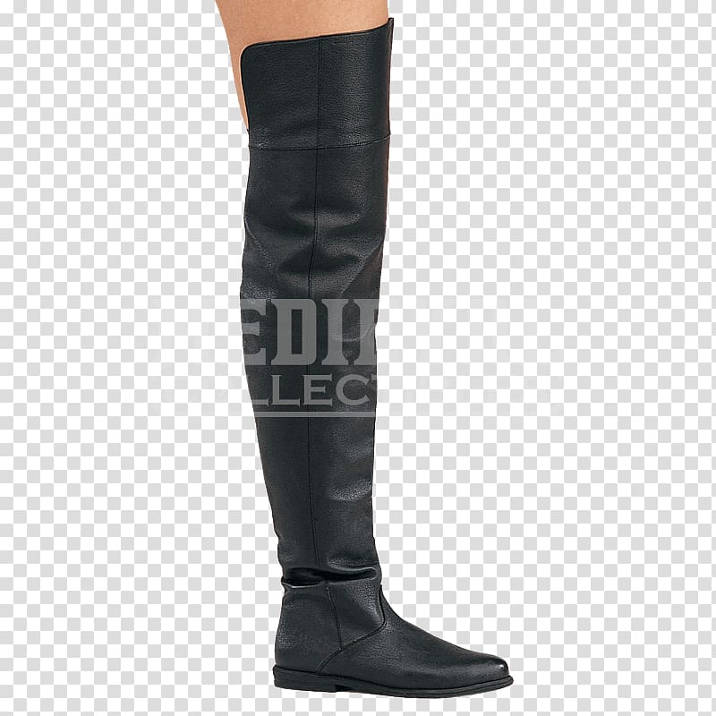 Riding boot Knee Shoe Thigh-high boots Equestrian, Lether transparent background PNG clipart