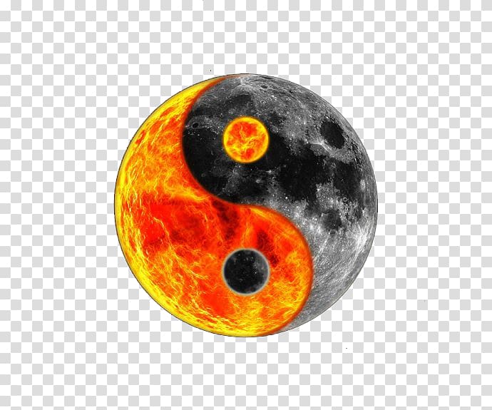 Yin Yang Earth transparent background PNG clipart