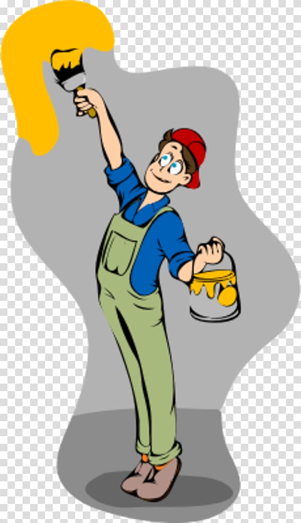 Painting Wall , Man Painting transparent background PNG clipart