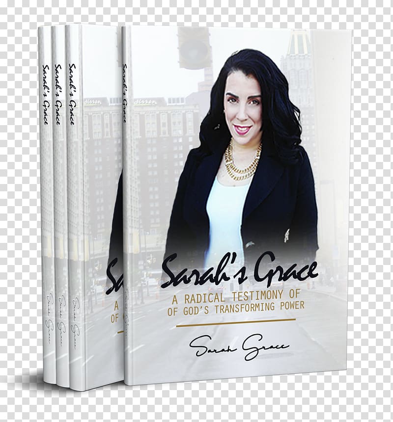 Sarah\'s Grace: A Testimony of God\'s Transforming Power Paperback Book Brand, book transparent background PNG clipart