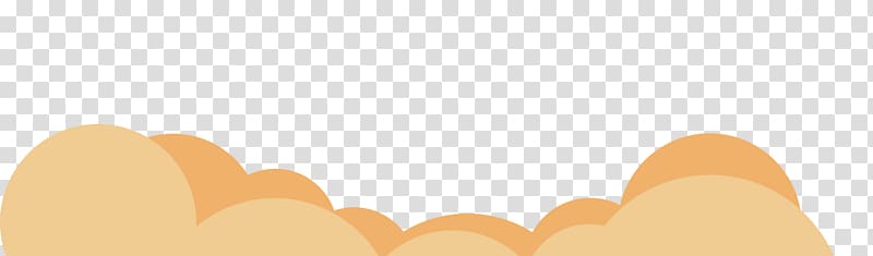 Finger Yellow Pattern, Flat clouds transparent background PNG clipart