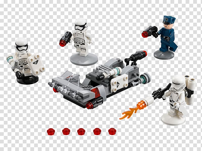 Lego Star Wars Stormtrooper LEGO 75166 Star Wars First Order Transport Speeder Battle Pack, stormtrooper transparent background PNG clipart