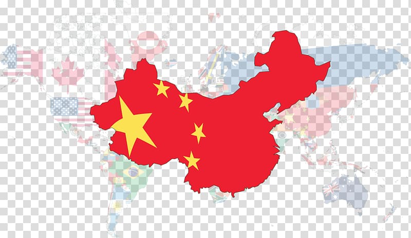 Flag of China Map, chinese architecture transparent background PNG clipart