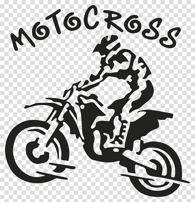 Motocross Motorcycle Drawing Sport Sticker, motocross transparent background PNG clipart