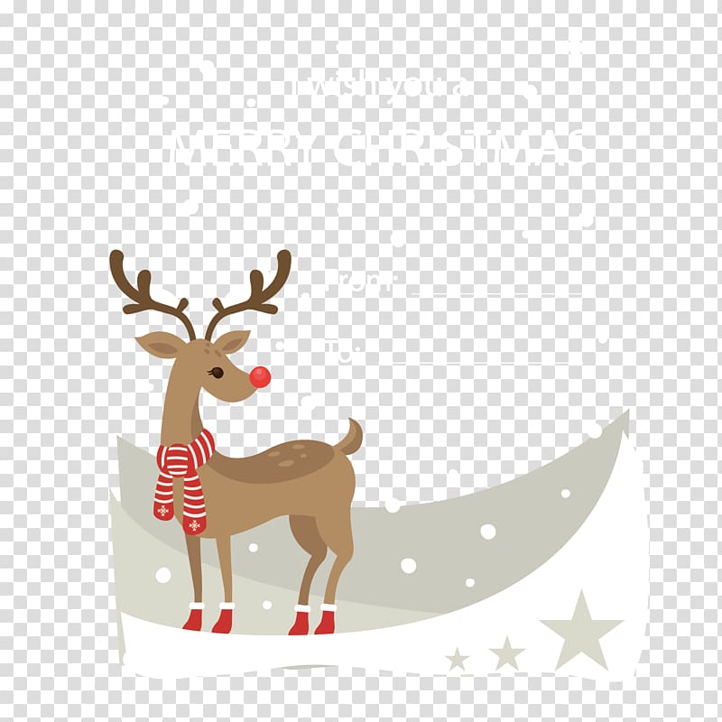 Reindeer Antler Christmas ornament Pattern, cartoon sika deer transparent background PNG clipart