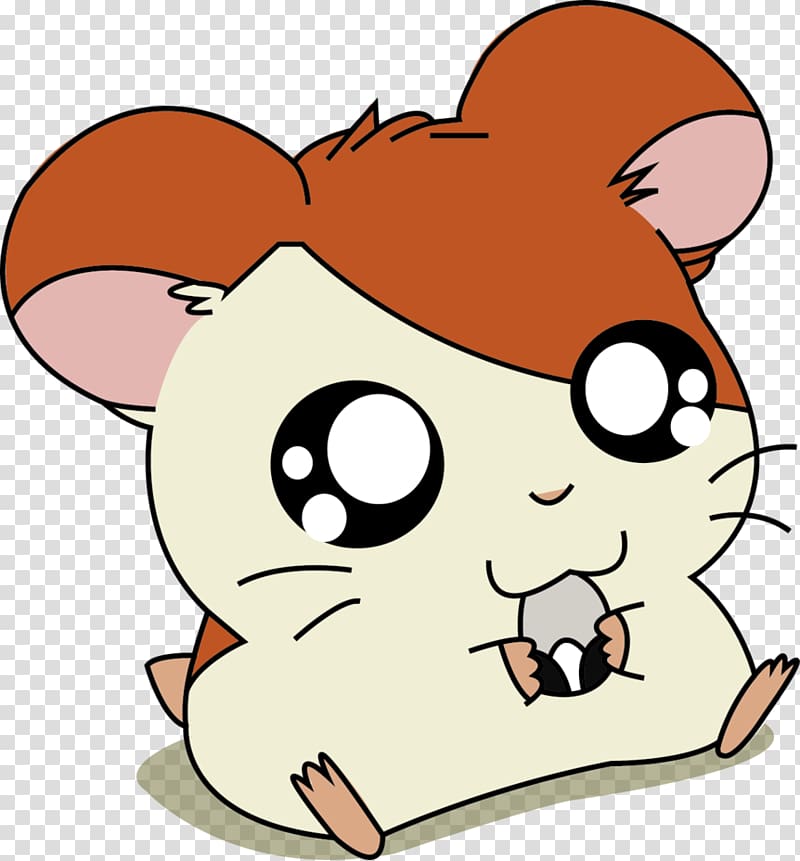 hamster eating illustration, Anime Whiskers Manga, hamtaro transparent background PNG clipart