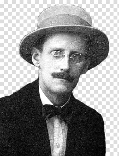 James Joyce Ulysses Dubliners A Portrait of the Artist as a Young Man The Boarding House, famous authors transparent background PNG clipart
