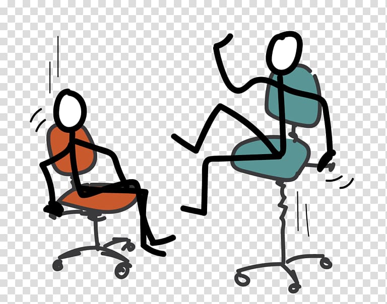 Office & Desk Chairs Human behavior Role-playing, having serious discussion transparent background PNG clipart