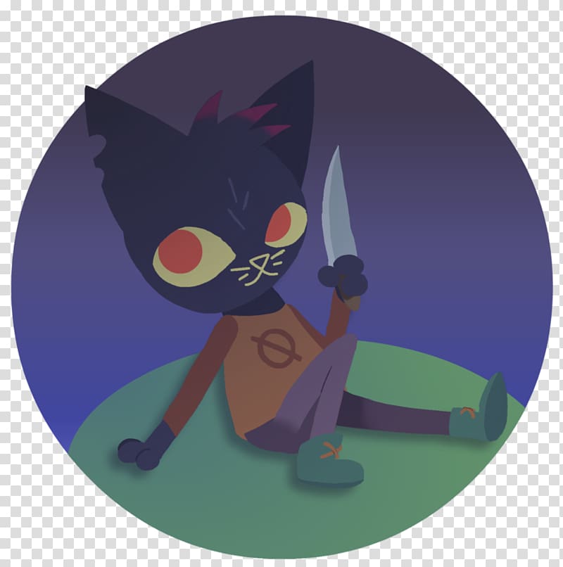 Night in the Woods Knife fight Whiskers Combat, knife transparent background PNG clipart