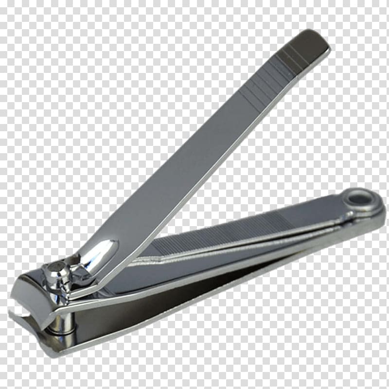 stainless steel nail cutter, Nail Clippers transparent background PNG clipart