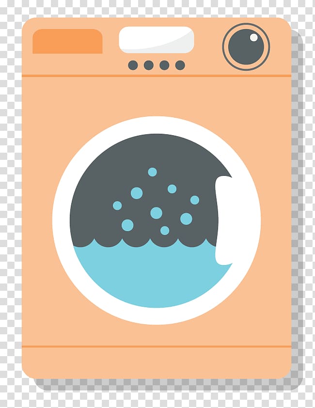 Washing Machines Flat design Laundry Zanussi , maintenance poster transparent background PNG clipart