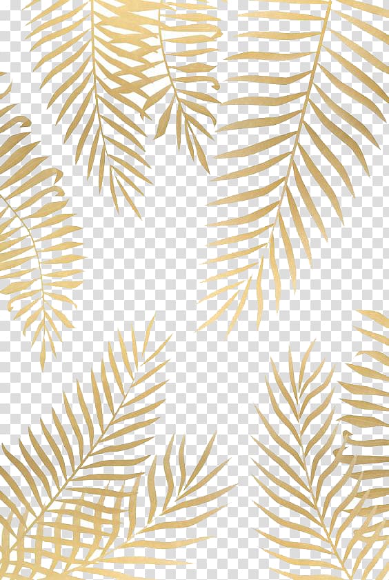 gold leaf transparent background PNG clipart