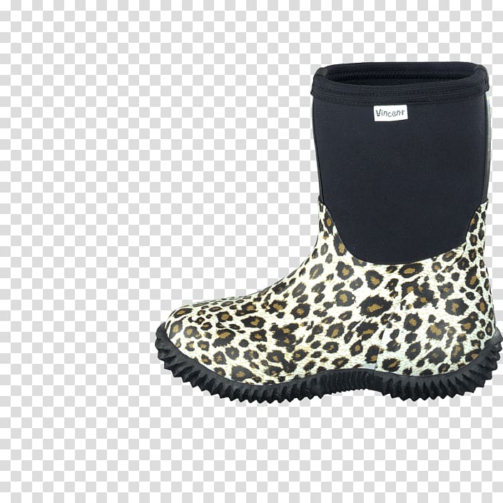 Leopard Snow boot Shoe Wellington boot, leopard transparent background PNG clipart