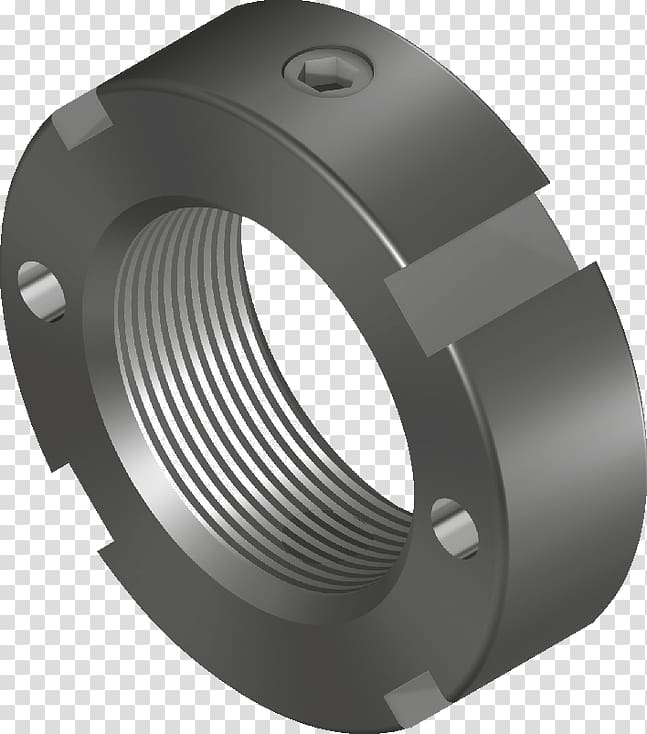 Nut NYSE:NMZ Ball screw Bearing 准密自动化科技, slotted nut tool transparent background PNG clipart