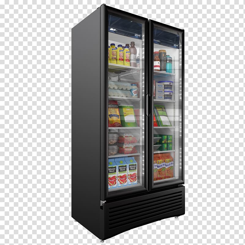Refrigerator Home appliance Freezers Door Window, refrigerator transparent background PNG clipart